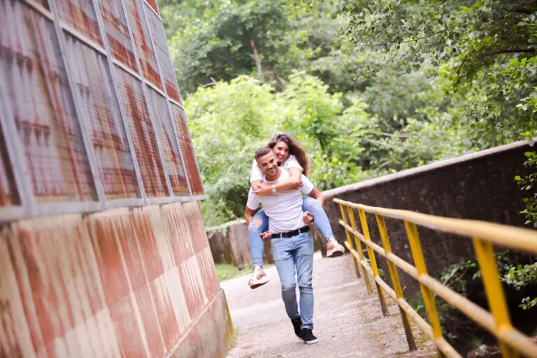 Sesión de fotos de pareja en Coruña.