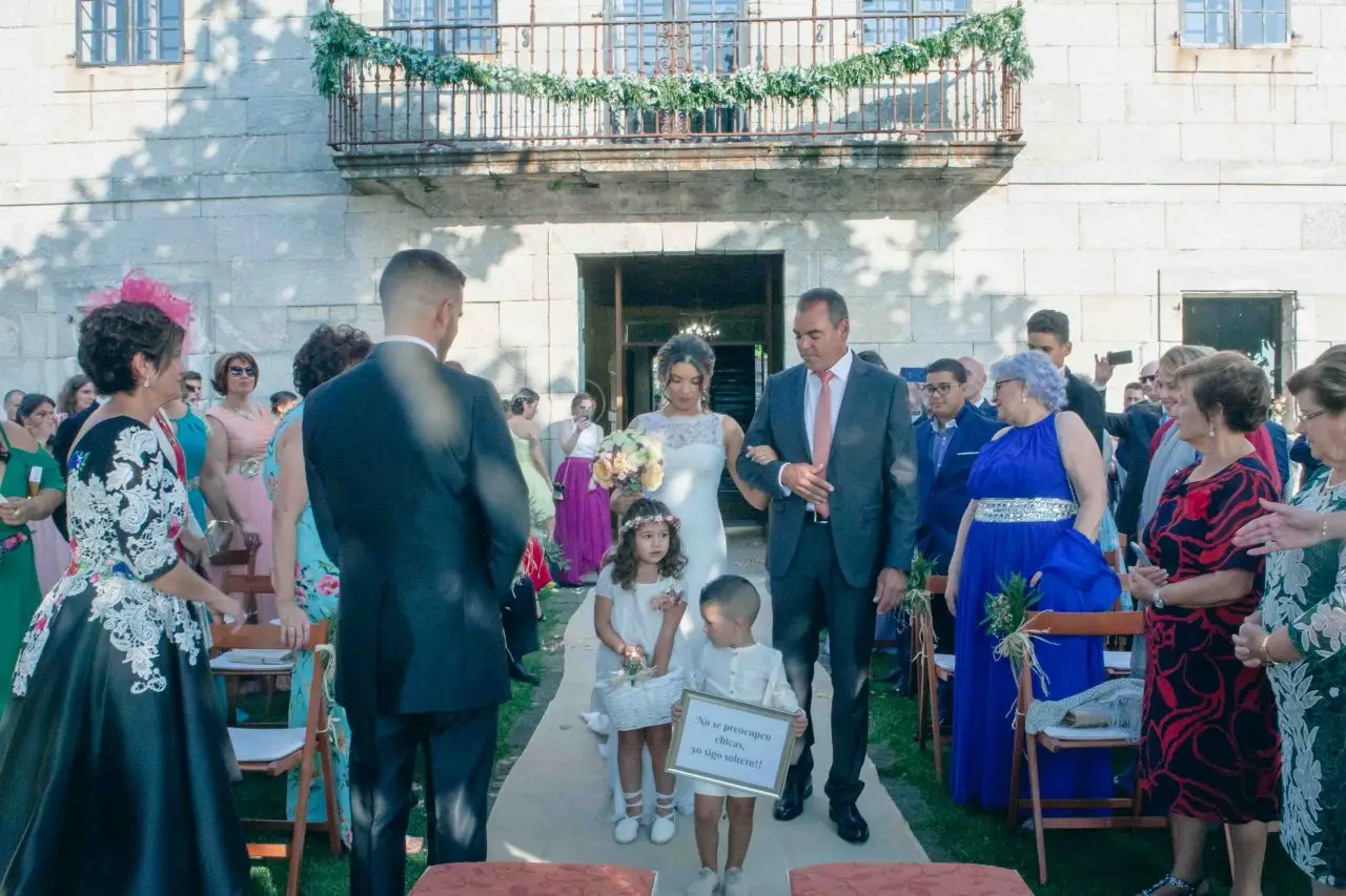 Incluir niños fotos bodas. Manuel Trinanes fotografía.